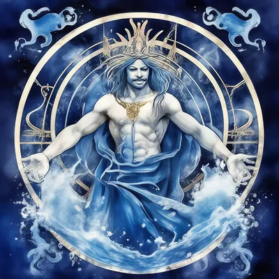 Знак зодиака Водолей- мужчина в …» — создано в Шедевруме