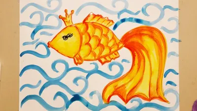 Золотая рыбка - Золотая рыбка - Раскраски антистресс