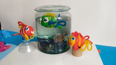 5 шт., рыбка, карп, модель, животные для детей, игрушки, статуэтка золотой  рыбы из смолы, искусственный цвет, случайный цвет | AliExpress