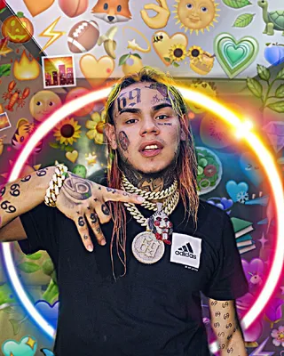 Стильные обои на рабочий стол 6ix9ine