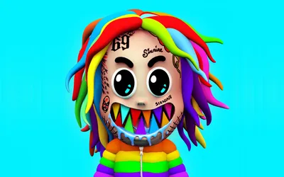 Уникальные обои на рабочий стол 6ix9ine 