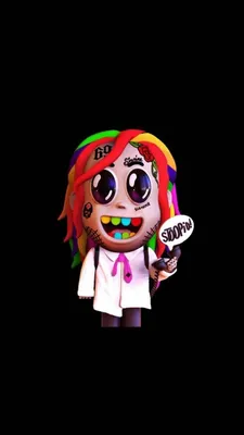 Обои 6ix9ine для Android в формате png