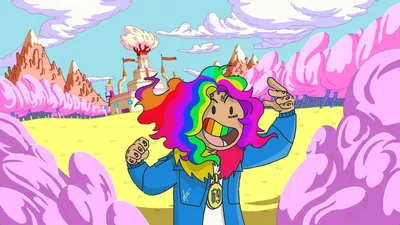 Обои 6ix9ine в формате png для телефона 