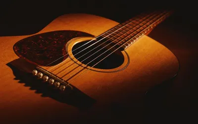Акустическая гитара: Обои для телефона в формате PNG