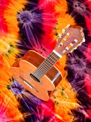 Акустическая гитара: Фотообои для Android в формате JPG