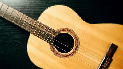Обои Акустическая гитара: Скачать для Windows с возможностью выбора формата