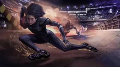 Скачивайте бесплатно Alita 4k обои в форматах PNG, JPG, WebP