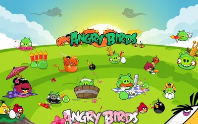 Angry Birds: фото на рабочий стол с легендарными птицами