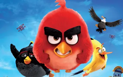 Скачать бесплатно обои Angry Birds в формате png