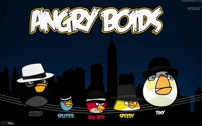 Angry Birds: фото на рабочий стол в стиле Общее