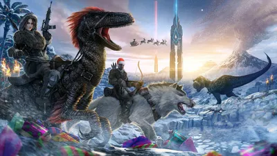 Скачать бесплатно обои ark: survival evolved на телефон