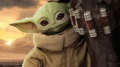 Скачайте бесплатно: Baby Yoda обои на телефон в PNG