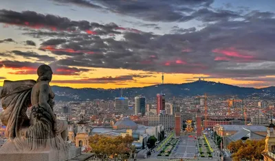 Фото Барселона город для рабочего стола