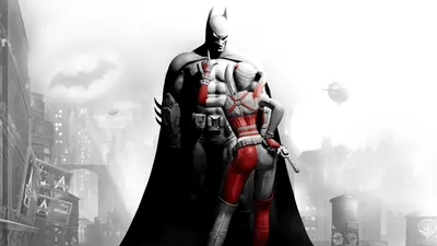 Обои для Windows: Фон Batman Arkham City в формате PNG