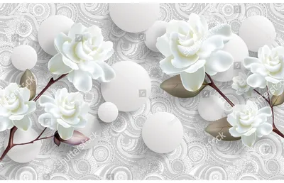 Белые розы - красивые обои для рабочего стола на Windows