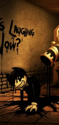 Все размеры подходят: Обои Bendy and the Ink Machine для iPhone и Android