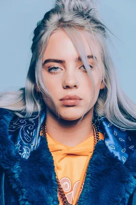 Billie Eilish: фоновое изображение в формате JPG