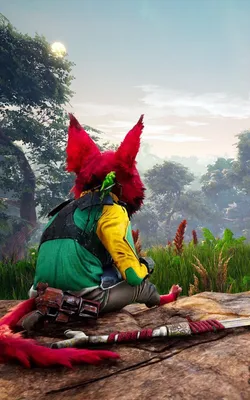 Фото с персонажами игры biomutant для Android телефона