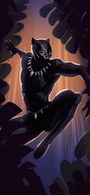 Black Panther: Свежие обои для iPhone и Android в высоком разрешении