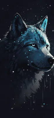 Black wolf: стильные обои для твоего смартфона