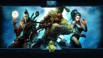 Уникальные снежные обои Blizzard на компьютер