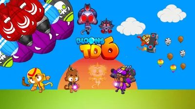 Обои bloons td 6 с героями игры