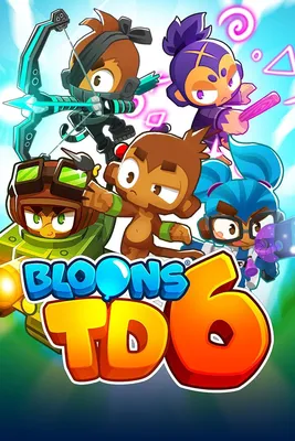 Фотообои bloons td 6 на тематику защиты башен