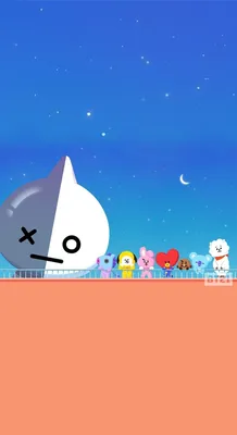 Фон bt21 на телефон - бесплатно в хорошем качестве