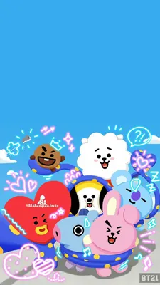 Фото bt21 для рабочего стола - скачать в формате webp