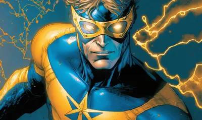 Booster Gold Супергерой Дэмиан Уэйн Комиксы Blue Beetle, 21 Savage PNG | ПриветКлипарт