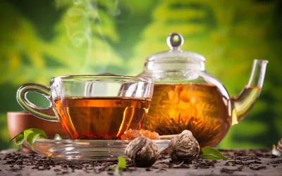 Изысканность аромата: обои на рабочий стол с изображением чая