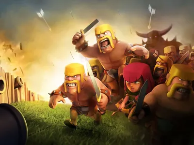 Обои Clash of Clans для Windows в формате png с высоким качеством