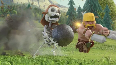 Скачать бесплатно обои Clash of Clans для телефона в webp формате