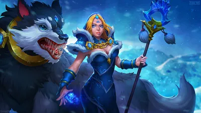 Обои Crystal Maiden на телефон: Разные форматы (JPG, PNG)