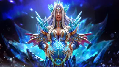 Обои на телефон Crystal Maiden: Бесплатно и красочно