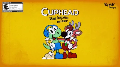 Вдохновляйся стилем игры: Обои Cuphead для рабочего стола