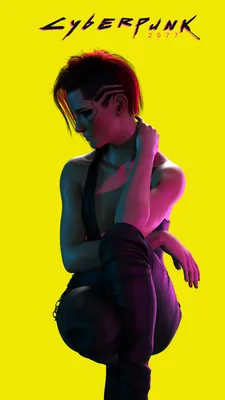 Бесплатные обои на телефон: Cyberpunk 2077 в стиле экшн