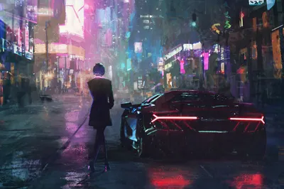 Cyberpunk: фото на рабочий стол в хорошем качестве