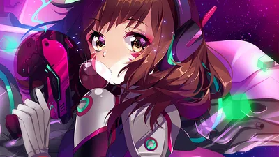 D.va: красочные обои для iPhone и Android