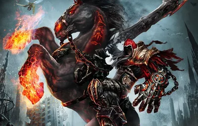 Скачать бесплатно обои darksiders для iPhone