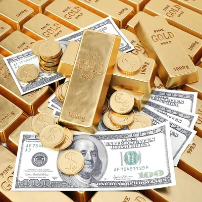 Деньги золото обои