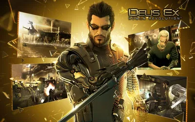 Deus Ex Human Revolution: Обои на телефон в формате PNG