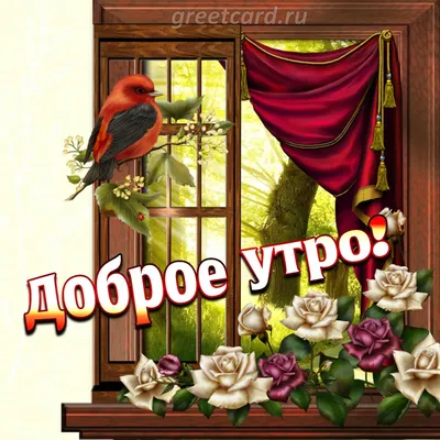 Фон Доброе утро для iPhone и Android в webp