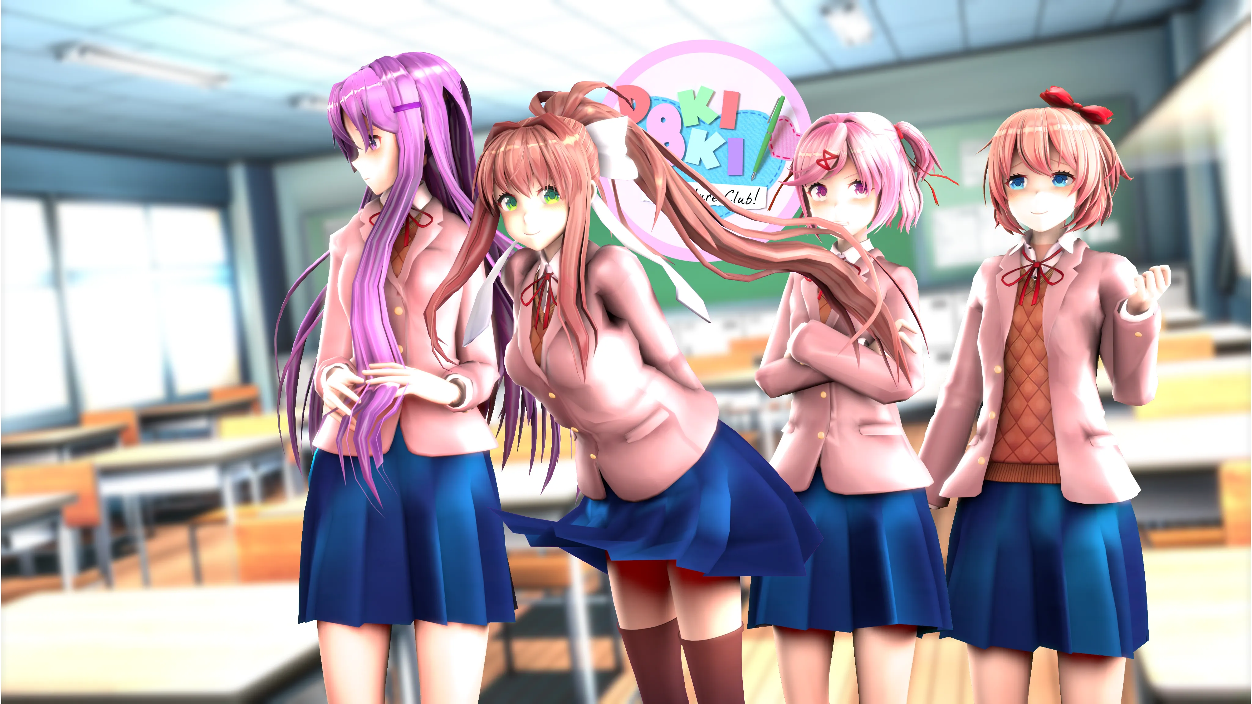 Под доки. DDLC. Нацуки доки доки. Доки доки панцу.