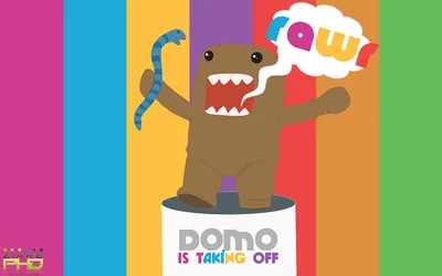 Скачать бесплатно: Domo kun фоны для Windows в JPG