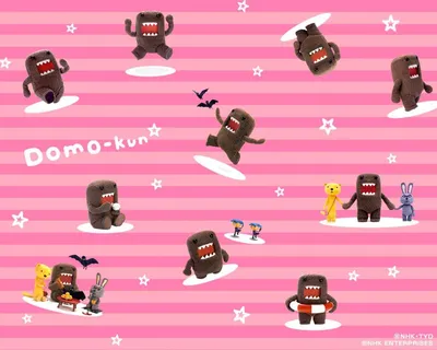 Скачать бесплатно: Обои Domo kun для Windows в PNG формате