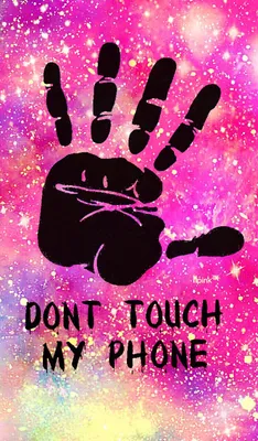 Фон Don't touch my phone на телефон: Разнообразие размеров для выбора