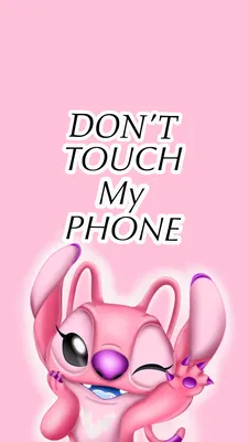 Общее: Выбирайте размер и формат – обои Don't touch my phone по вашему выбору