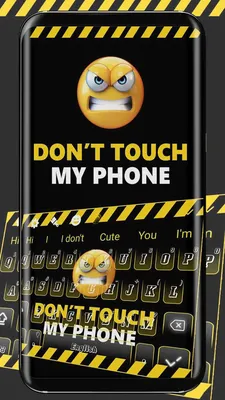 Общее: Свежие обои Don't touch my phone для обновленного вида вашего экрана