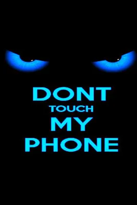 Обои Don't touch my phone в WebP: Бесплатные и стильные фоны